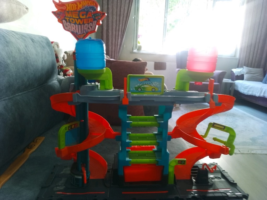 orijinal hotweels mega tower carwash 0 gibi - 3