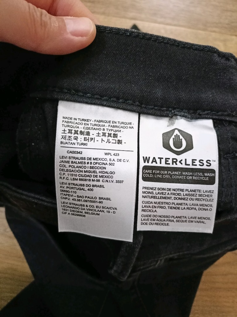 Levi's dar paca kot — görsel 7/8