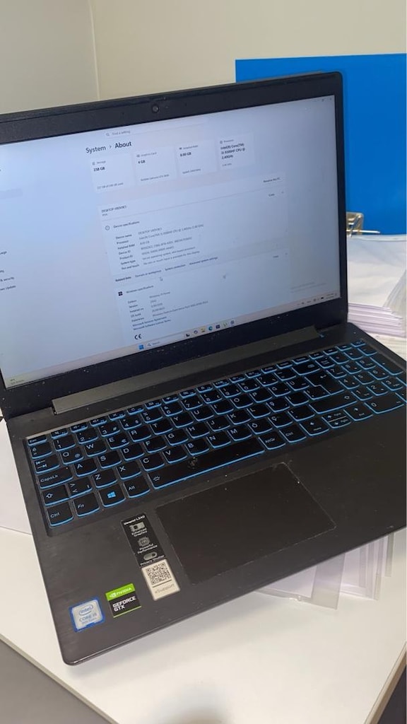 lenovo ideapad l340 geforce gtx intel core i5 - 3