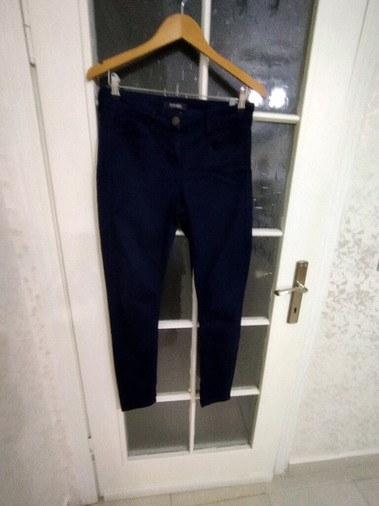 Bayan kumaş dar kesim pantolon - 2