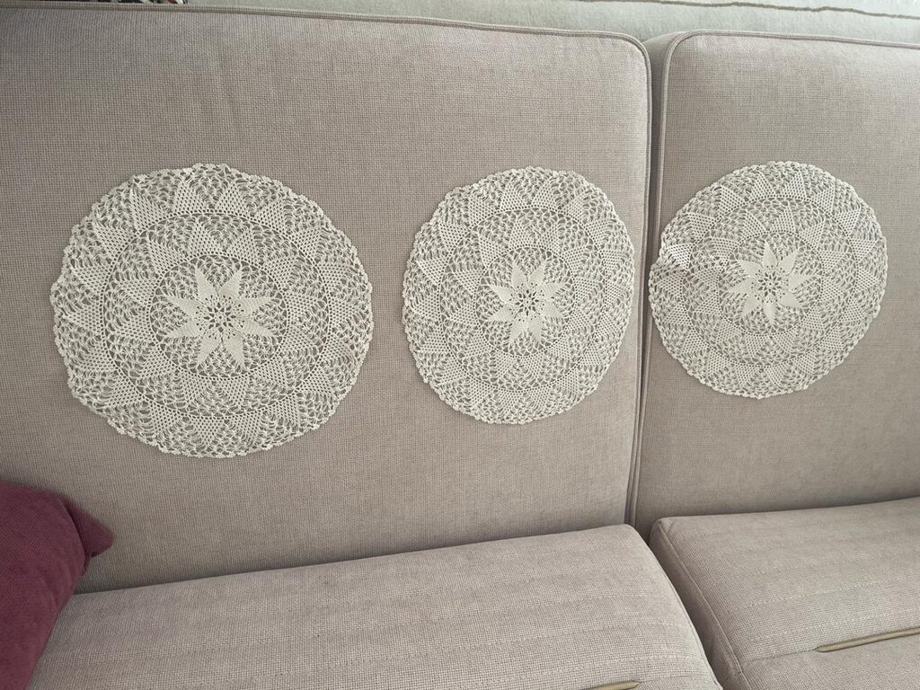 Dantel fiskos masa örtüsü takımı - 5