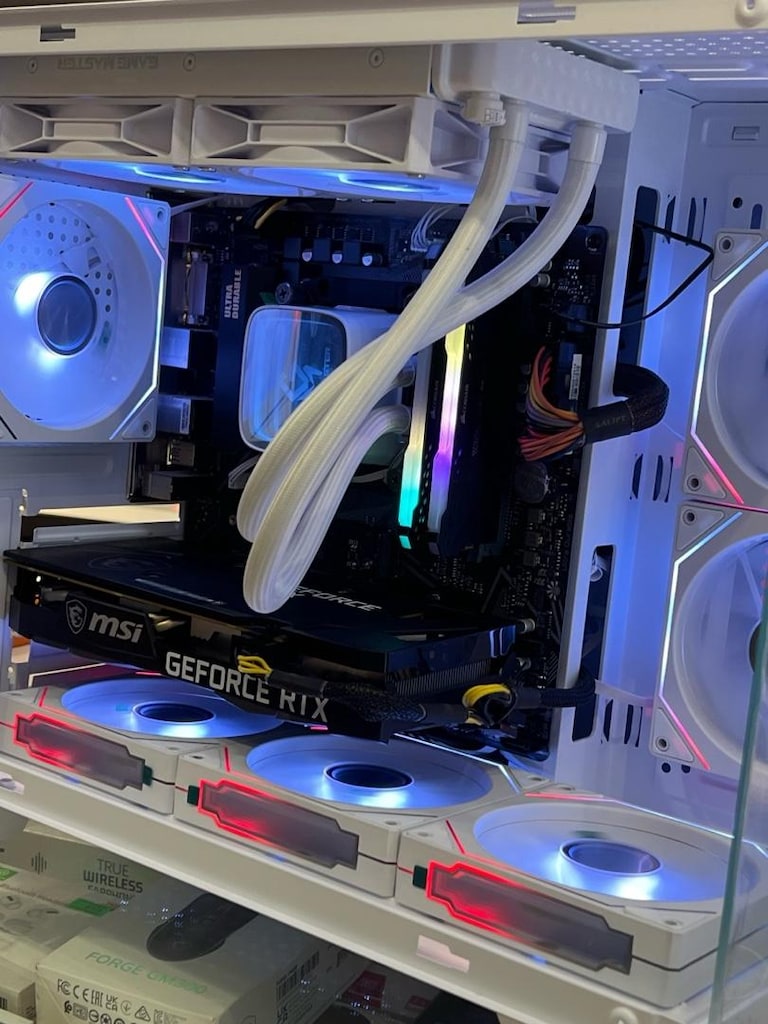 NİTRO BİLİŞİM’DEN RYZEN 5 5600X RTX 3060 Ti 8GB BEYAZ AKVARYUM SİSTEM! - 3