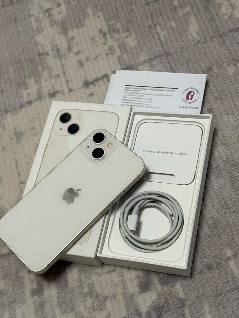 İPHONE 13 128 GB 13 AY TÜRKİYE GARANTİLİ NOKTA HATASIZ PİL 94 - 2