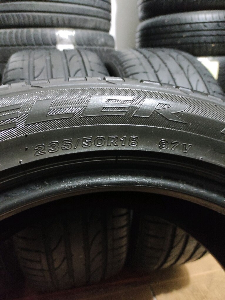 235-50-18 Bridgestone 4 adet yazlık lastik (tarih:2014) - 5