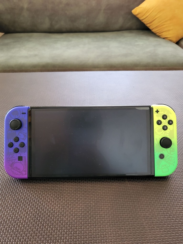 Nintendo Switch OLED Splatoon edition + 4 oyun (ek ücret) - 2
