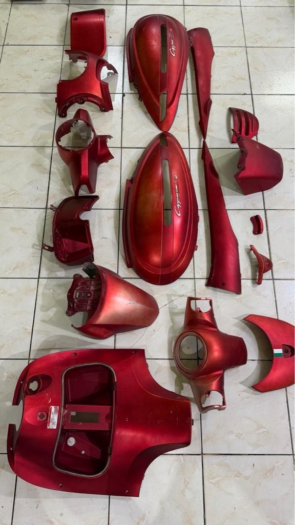 Arora Cappucino 50 CC Mat Kırmızı Çıkma Grenaj Seti - 2