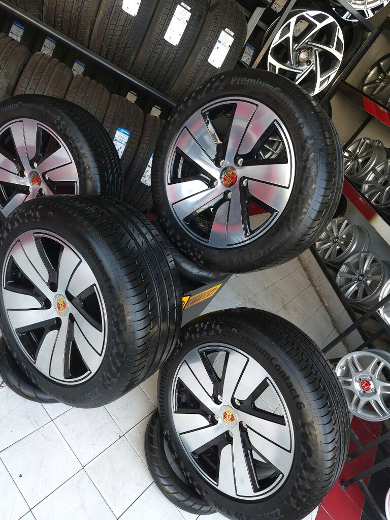 19 ORJİNAL PORSHE TAYCAN EKİPMAN JANT LASTİK TAKIMI 5×130 SIFIR SÖKME - 3