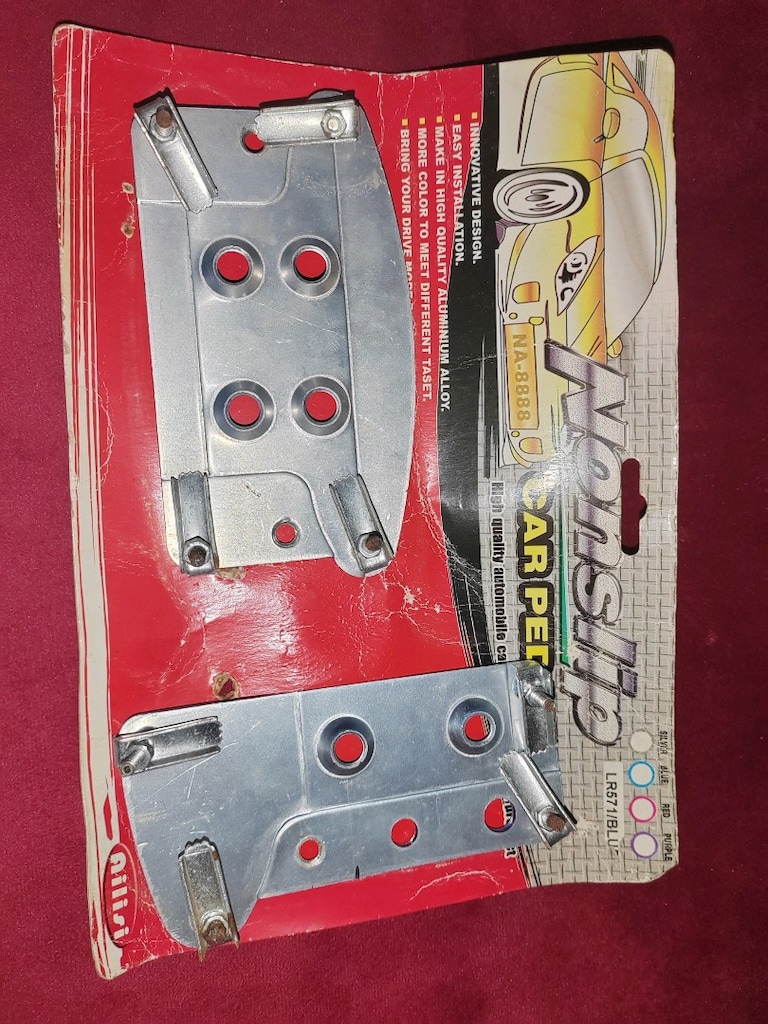 Otomatik araba pedal seti, alüminyum spor - 4