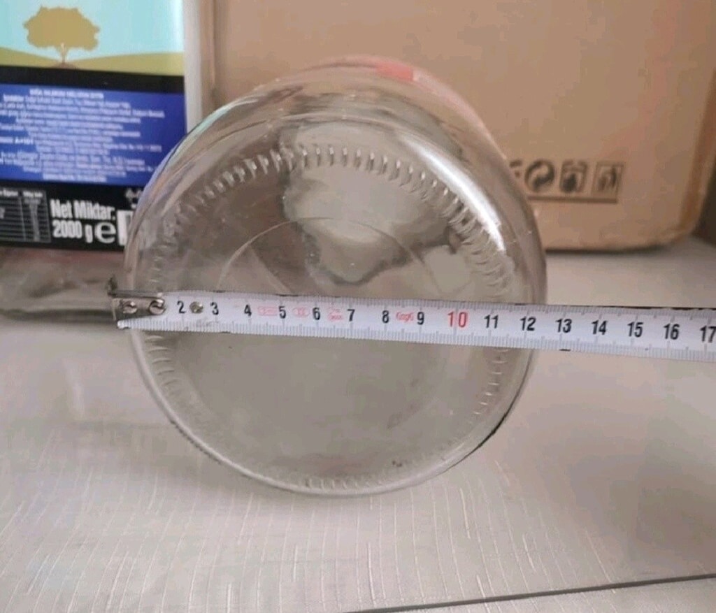 5 adet cam kavanoz 2000 gram son fiyattır pazarlık yok - 6