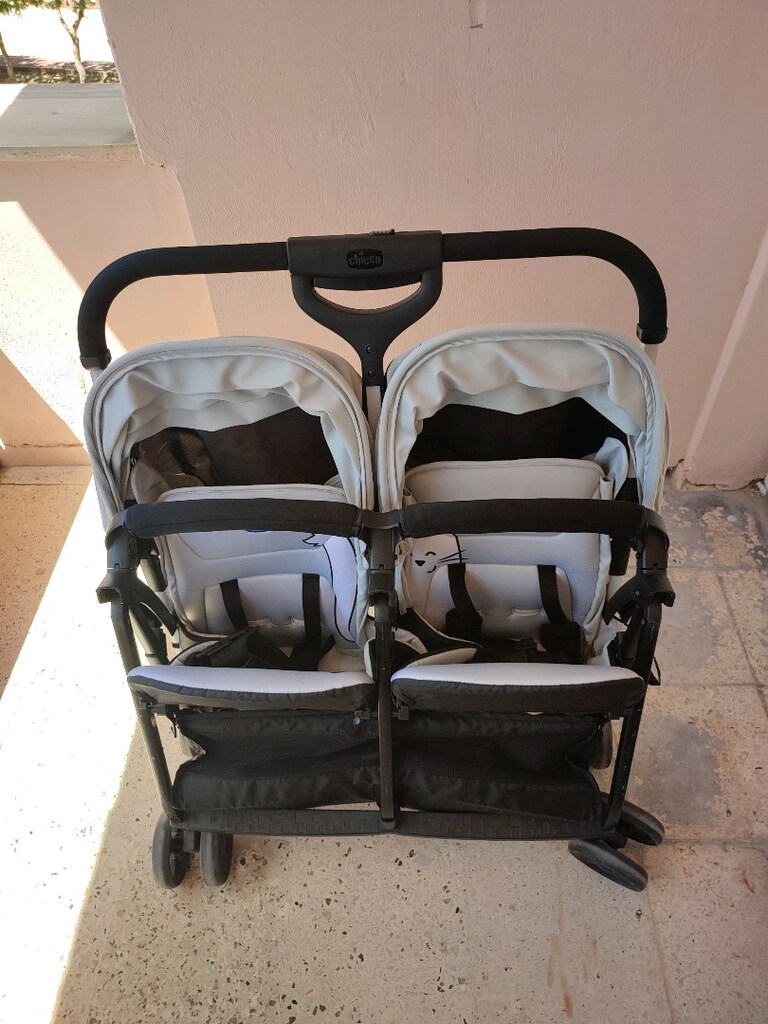 Tertemiz Kullanılmış Chicco Ohlala 2 Twin İkiz Bebek Arabası - 7