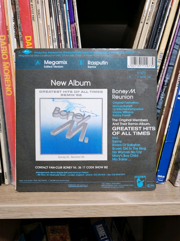 Boney M & Megamix 45 lik - 2