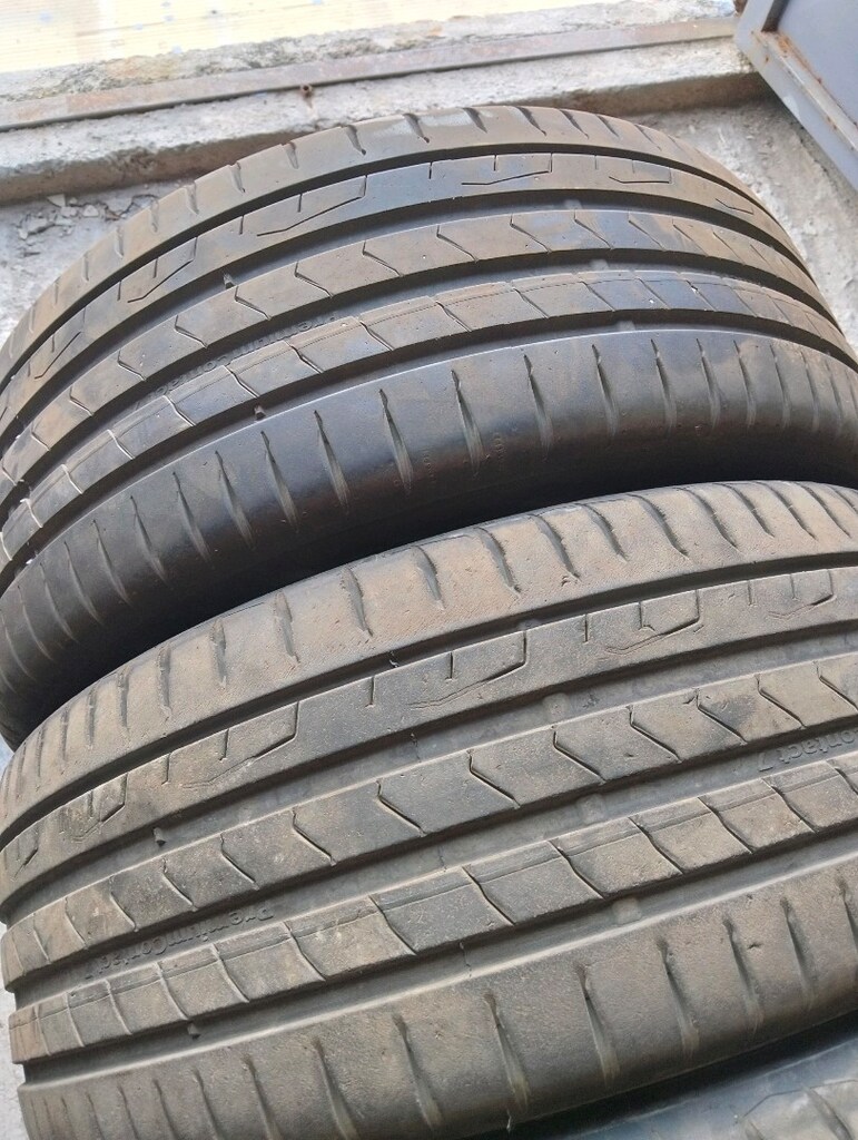 245 45 19 YAZLIK, CONTİNENTAL MARKA DÖRT ADET LASTİK DİŞLERİ İYİ DURUM - 5