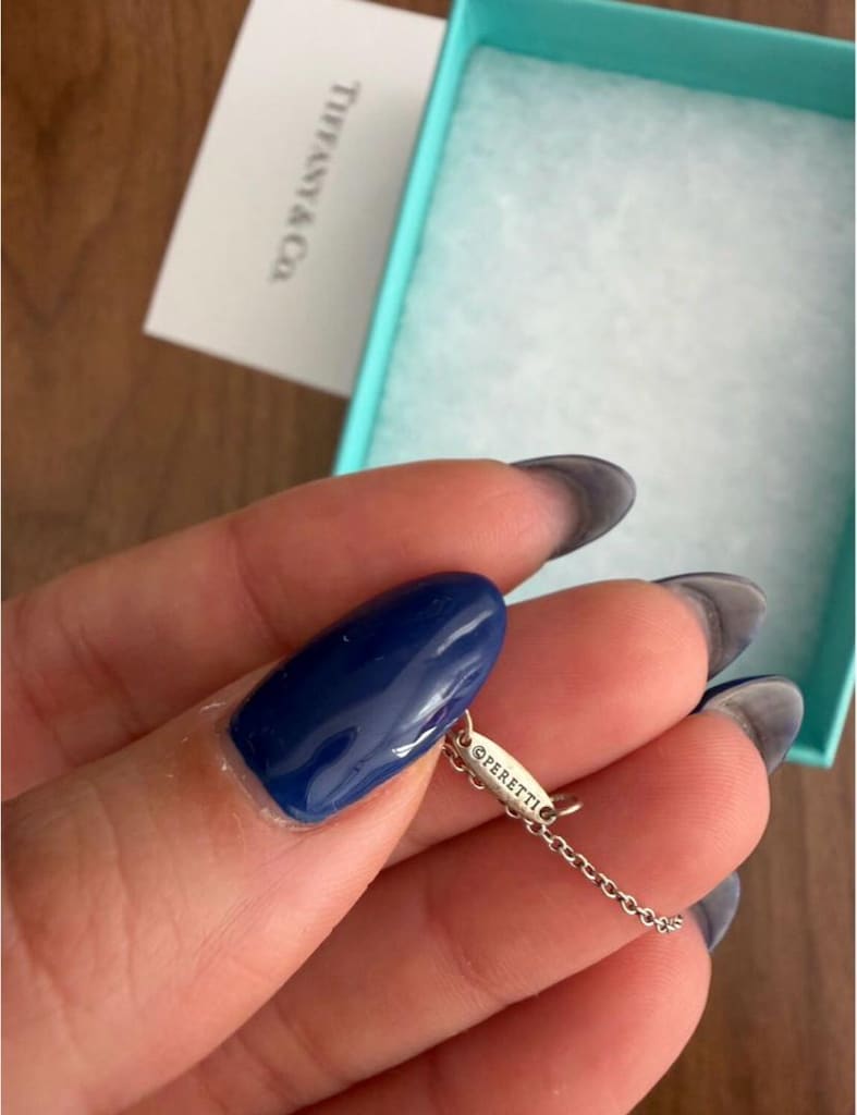Tiffany & Co. Gümüş Mavi Bileklik - 4