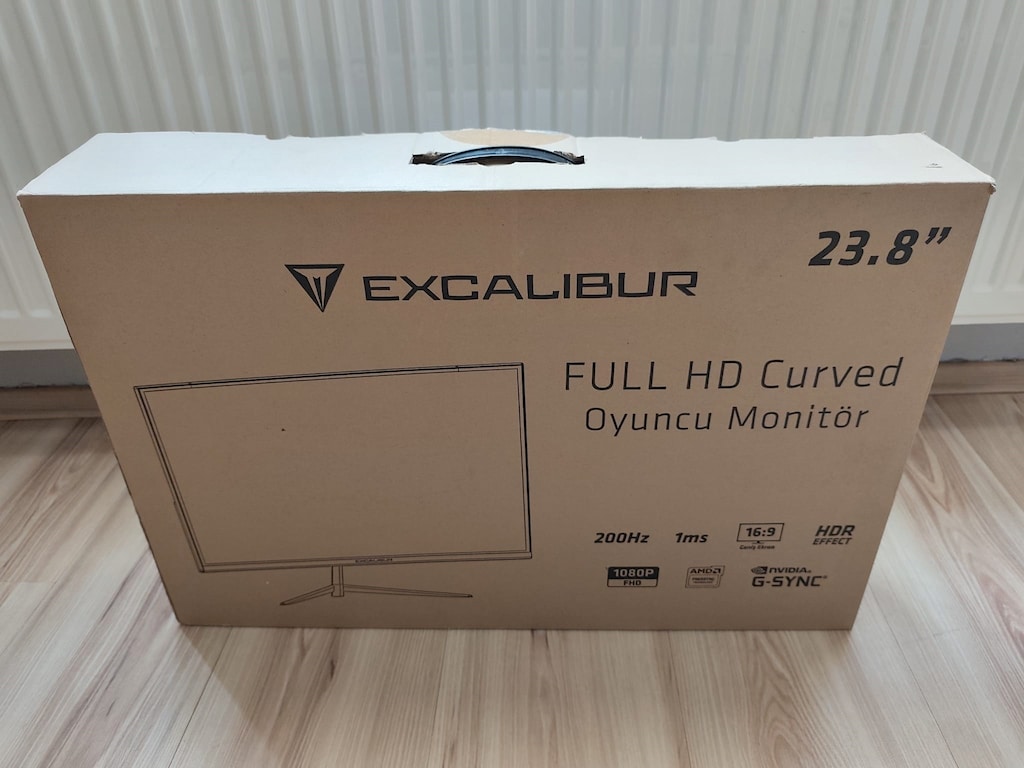 CASPER EXCALIBUR 23.8" 200HZ 1MS CURVED OYUNCU MONİTÖRÜ - KUTULU - 8