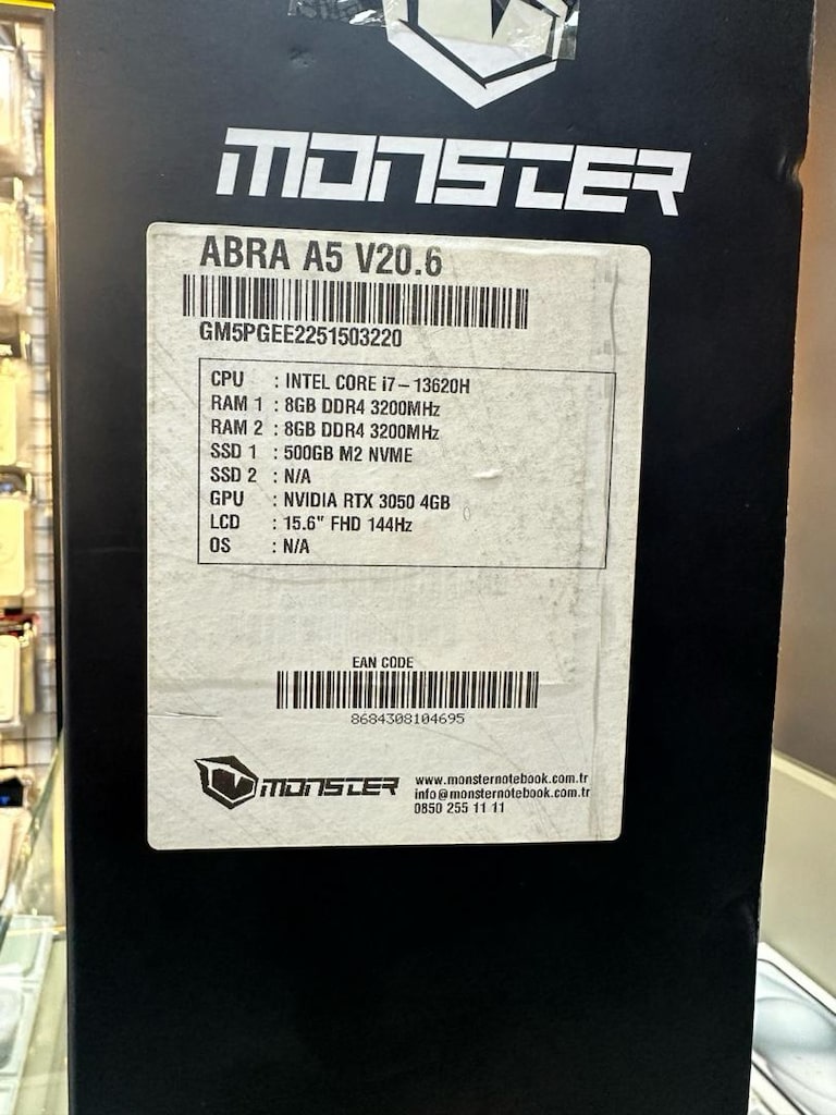 MONSTER GARANTİLİ - 3