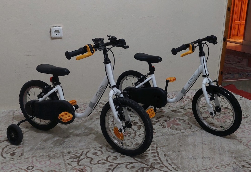2 ADET YENI SERI 14 JANT DECATHLON BTWIN ÇOCUK BISIKLETI - 8