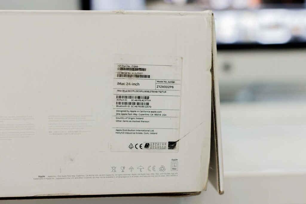 Apple iMac 24" M1 2TB SSD Mavi Çok Az Kullanılmış, Kutulu - 5