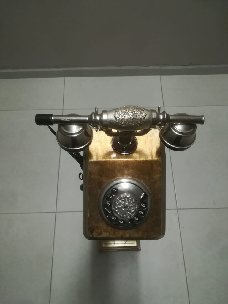 UYGUN FİYATA AHŞAP GÖVDE ANTİKA TELEFON - 3