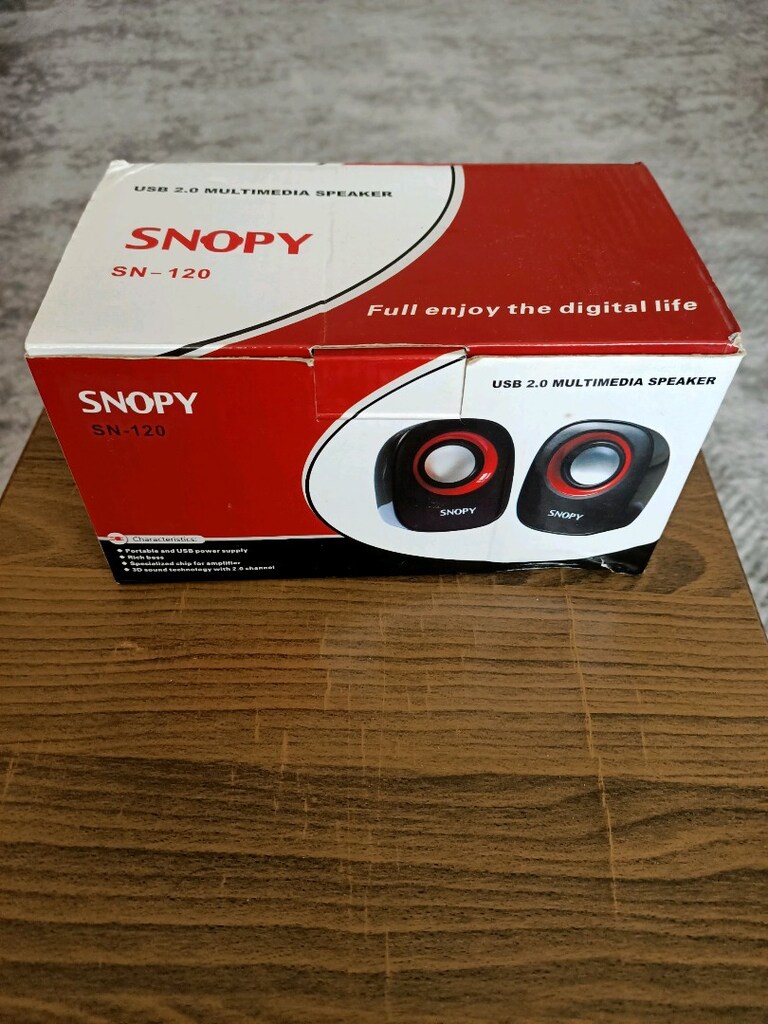 Sıfır Snopy kablolu multimedia speaker (Hoparlör) - 2