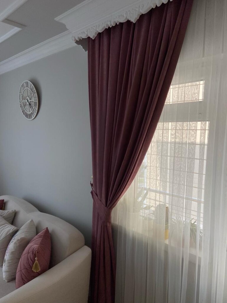 Salon fon perde ve kırlent kılıfı - 2