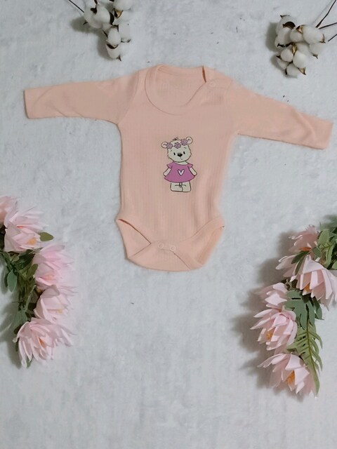 Baskılı Bebek Çıtçıtlı Body Zıbın