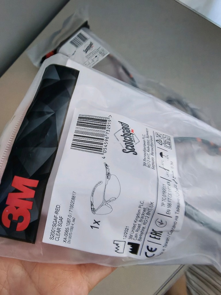 3m gözlük iş koruyucu gözlük - 4