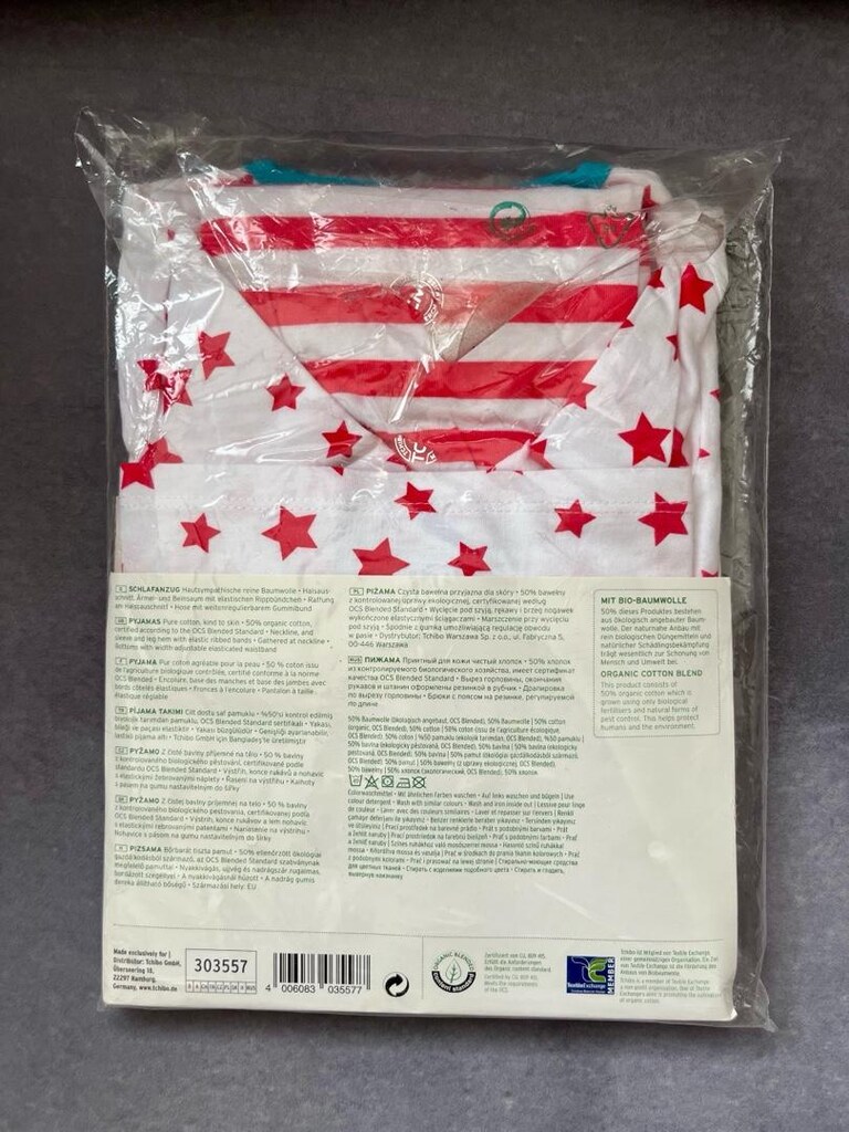Yeni Tchibo 7/8 Yaş Pijama Takımı - 2
