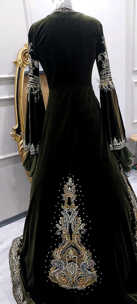 Yeşil kaftanlı bindallı - 3