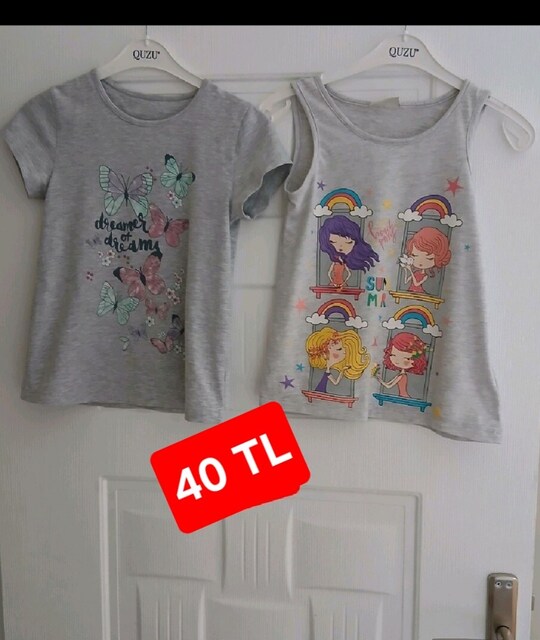 Lcw kız çocuk tişörtler 9-10 yaş