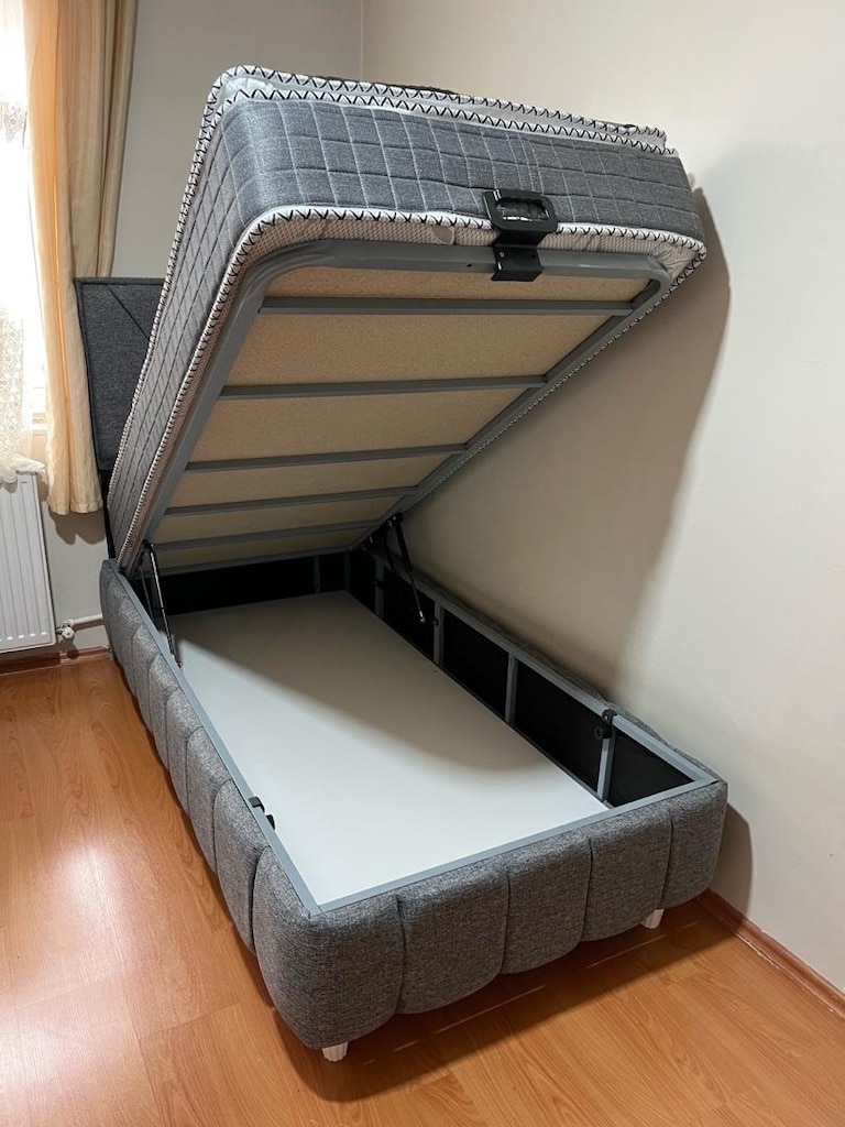 GRİ KEYEN ÇELİK KASA BAZA VE PEDLİ TAVŞAN YATAK - 6