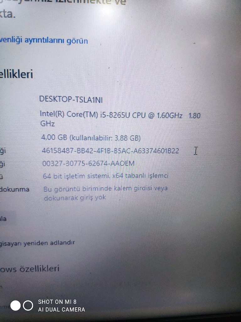 i5 8gen yeni model Nvidia ekran kartli - 3