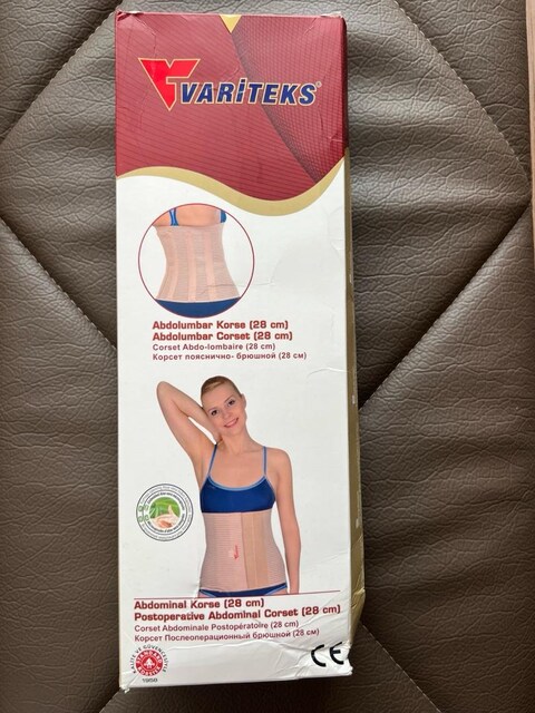 Variteks Bej Abdomen Korse