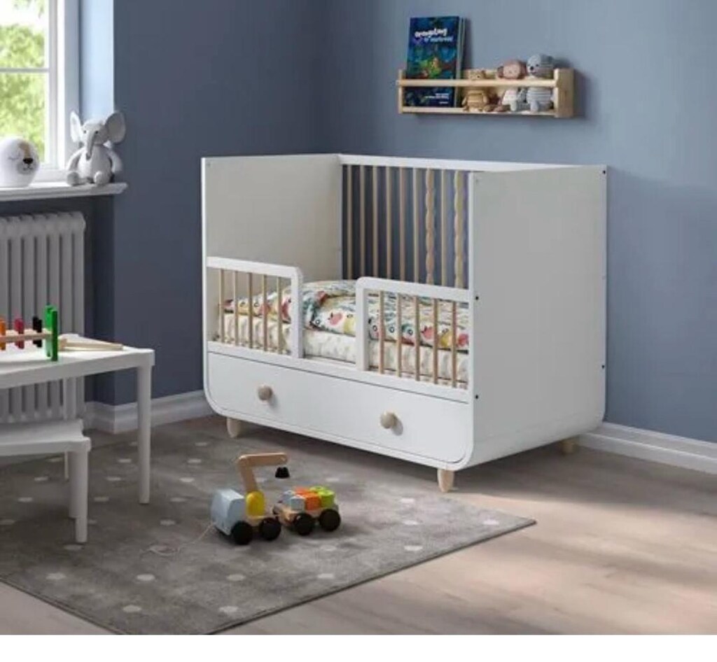 ikea beşik + işbir bebek yatağı + kenar koruma minderi - 2
