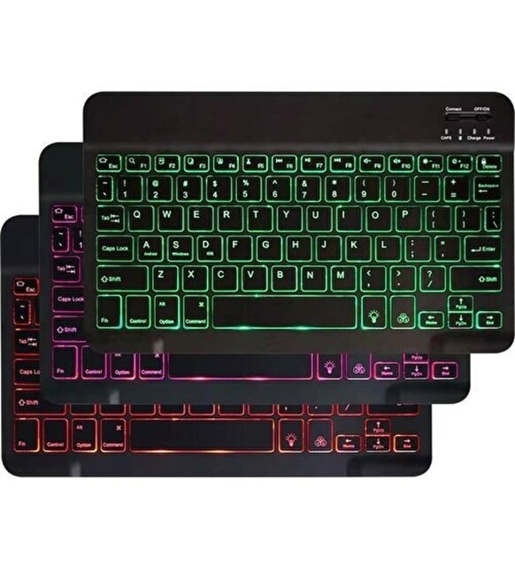 HDX2507 Bluetooth Smart Q Klavye RGB Şarjlı Siyah