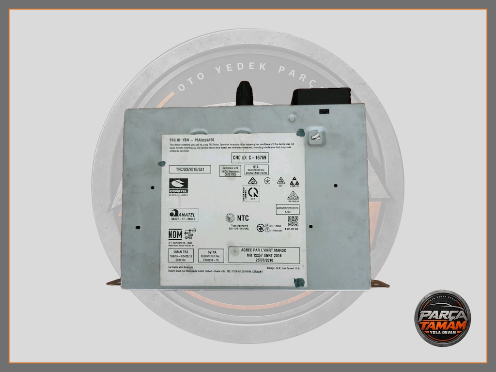 PEUGEOT MULTİMEDYA RADYO GPS BEYNİ 9833499380, 16677795 - 5
