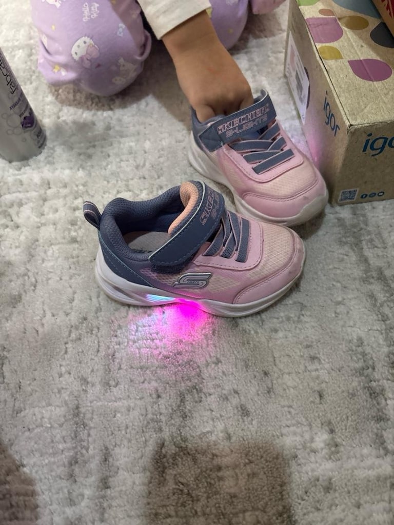 skechers ışıklı bebek ayakkabı - 3