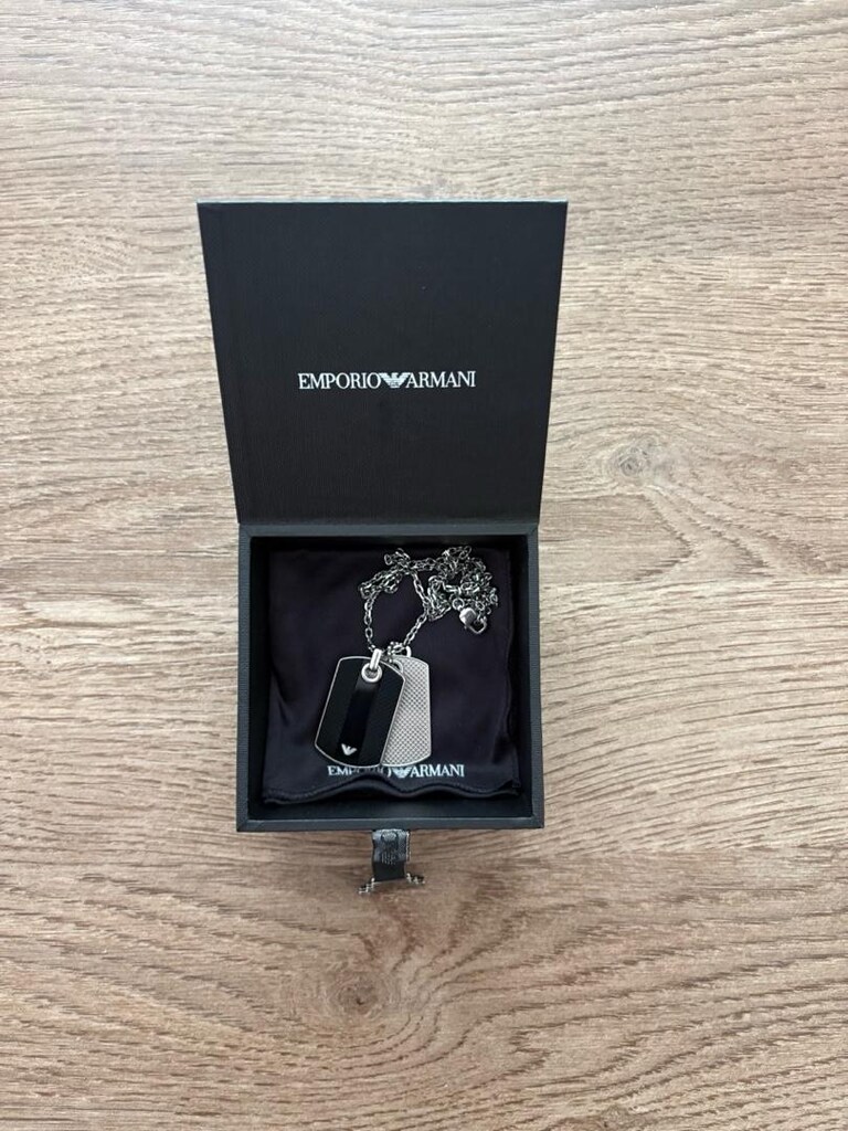 EMPORIO ARMANI Erkek Kolye Model: AJEGS1542-040 Kolye uzunluğu:55cm - 2