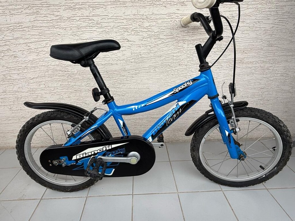 Bianchi team spooky 5-8 yaş çok temiz bisiklet - 4