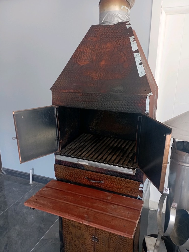 Metal barbekü mangal - 4