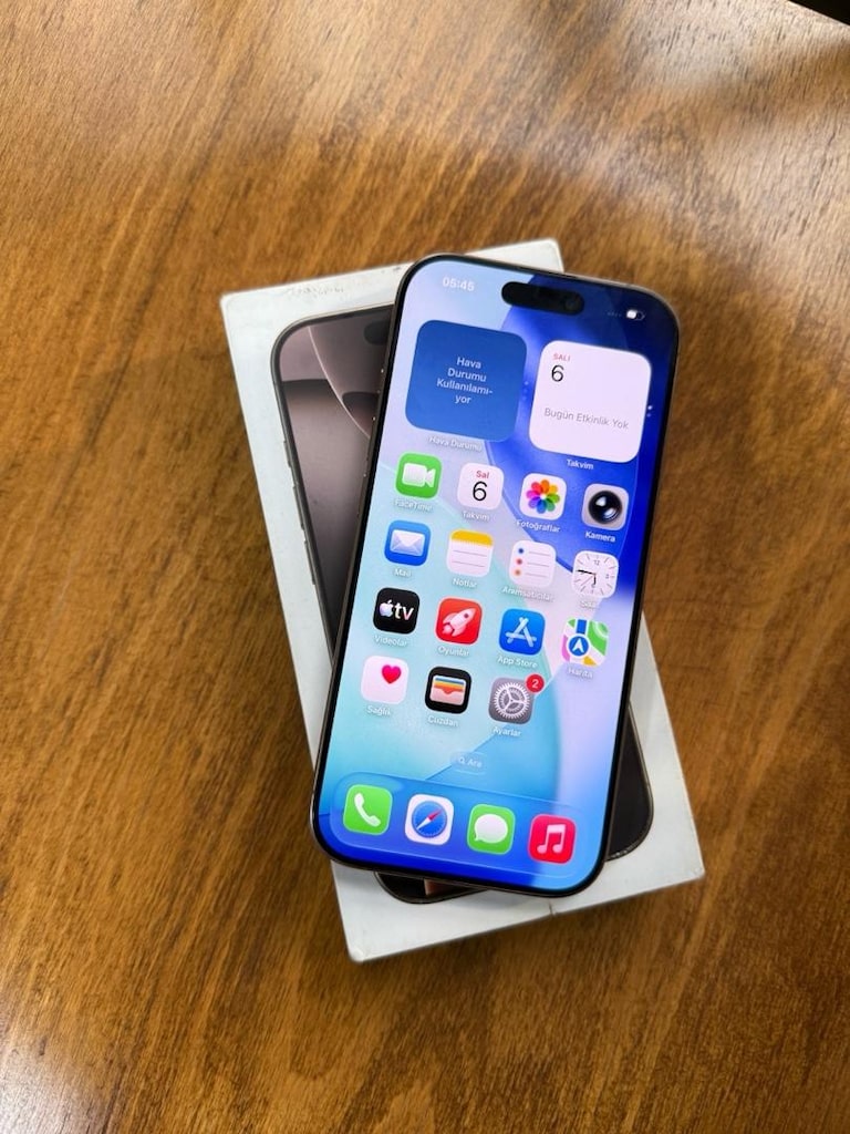 İPHONE 16 PRO 128 GB ÇÖL TİTANYUM PİL 90 GARANTİLİ VE KAPSAMLI MODEL - 9