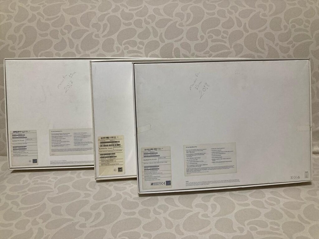 macbook pro 15 inç / boş kutu / adet fiyatı dır - 5