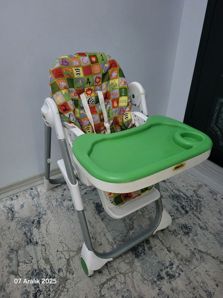 Az kullanılmış karaft marka mama sandalyesi - 3