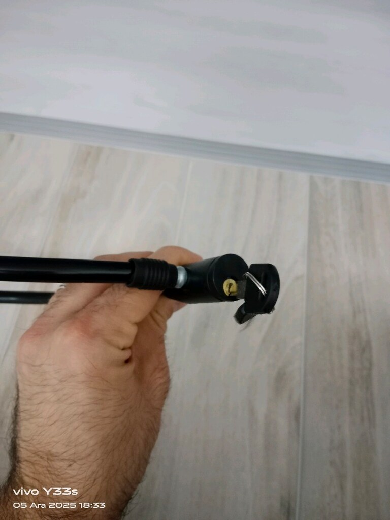 Bisiklet Kilidi Anahtarlı - 2