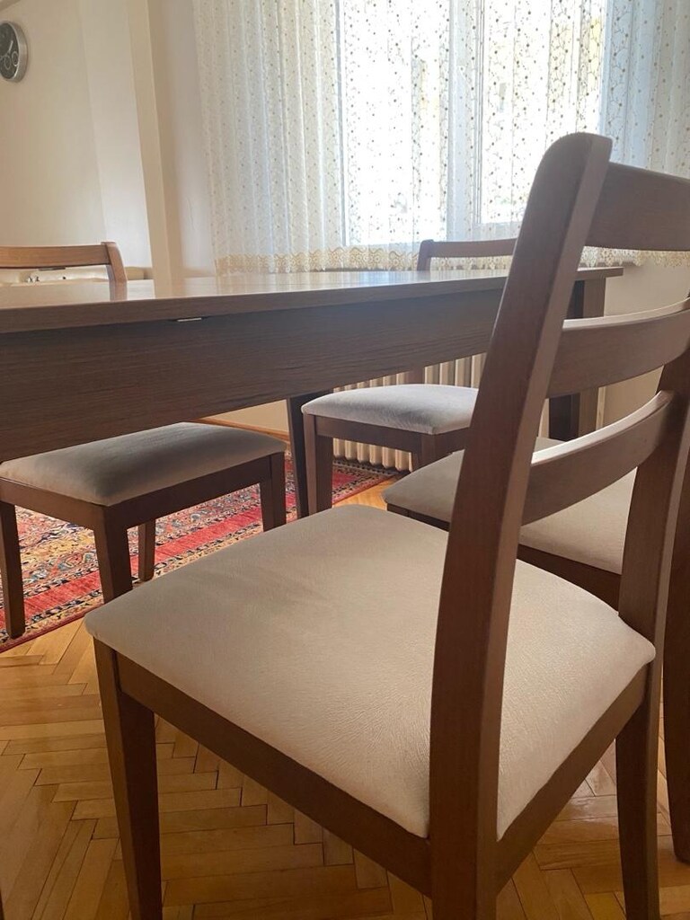 Tepe Home Orjinal Ceviz Yemek Masası - 3
