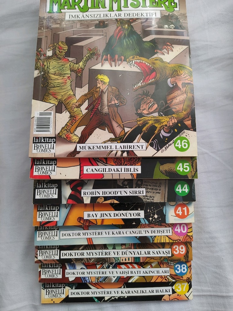 MARTIN MYSTERE ÇİZGİ ROMAN TEK VE SERİ SATIŞ - 6