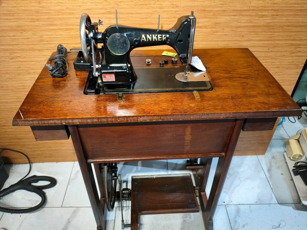 anker Alman düz dikiş makinesi kabinli - 5