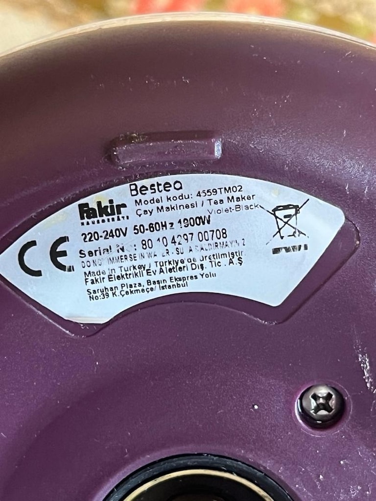 Fakir 4559 TM02 Çay Makinesi Su Haznesi - 8