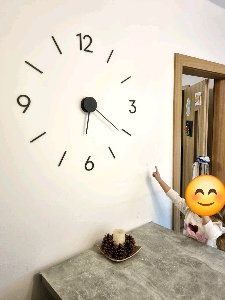 80×80 cm büyük duvar saati - 3