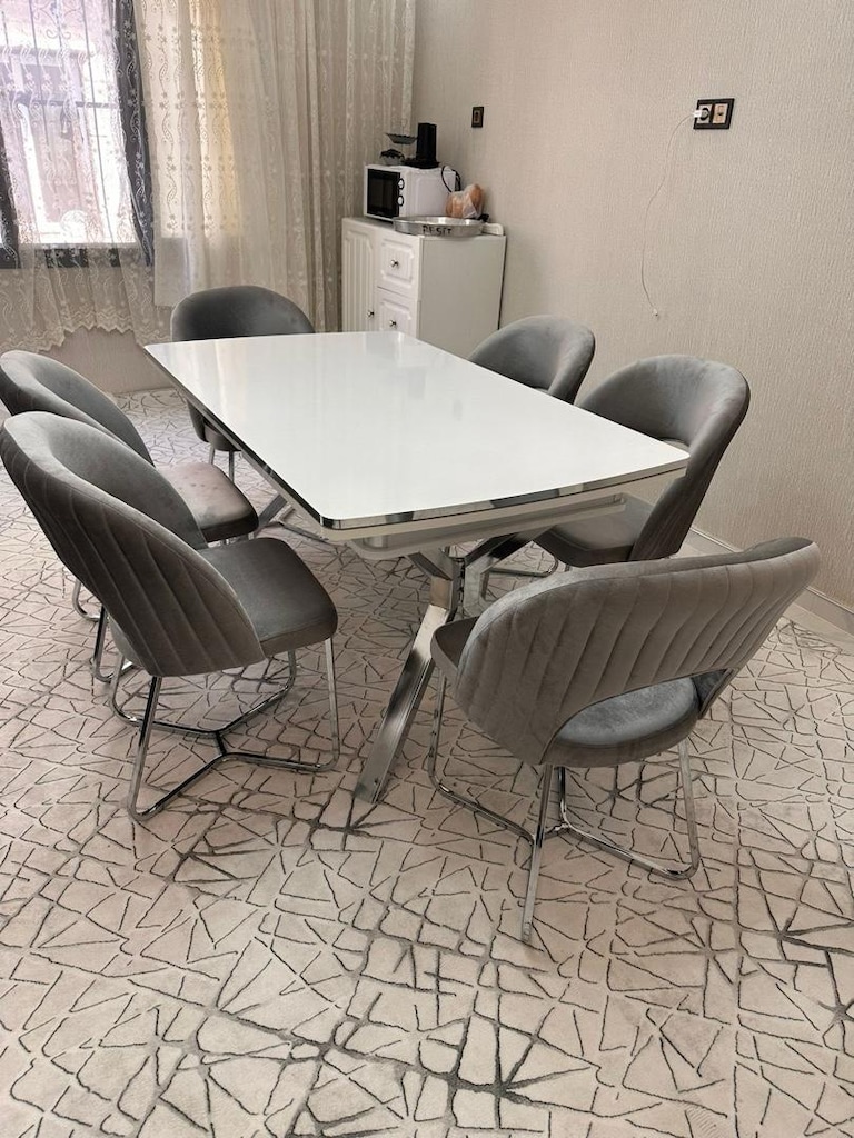 yemek masasi salon masası olarakda kullanılır - 2