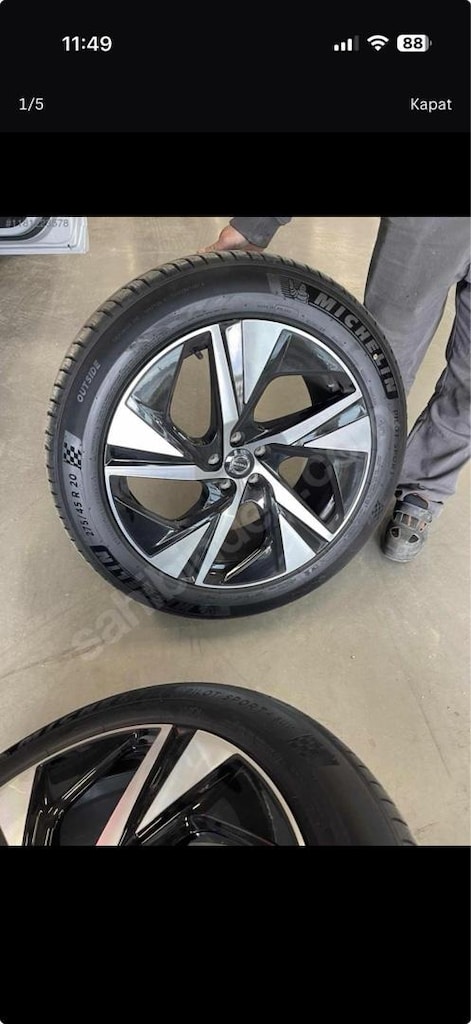 Volvo xc90 sıfır 20” jant & lastik takımı - 5